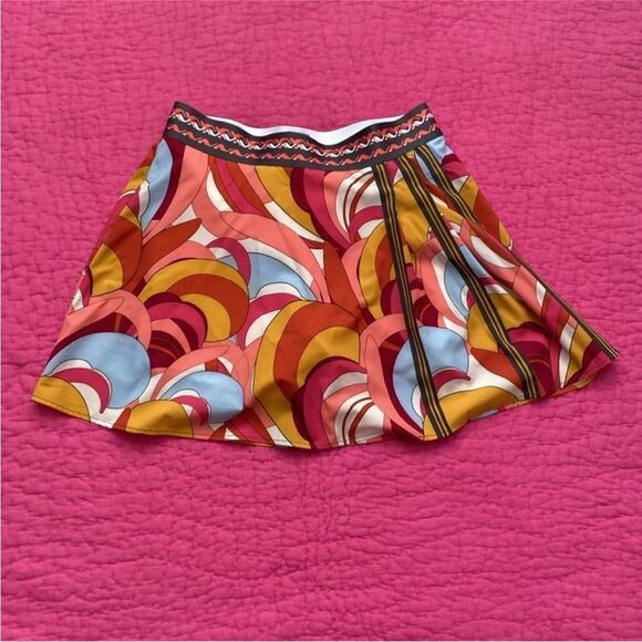 Johnny Was Active Colorful Patterned Women's Skirt, M - Picture 4 of 12